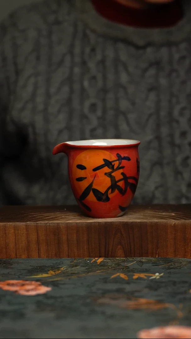 瓷片釉下彩手工手绘同款陶器