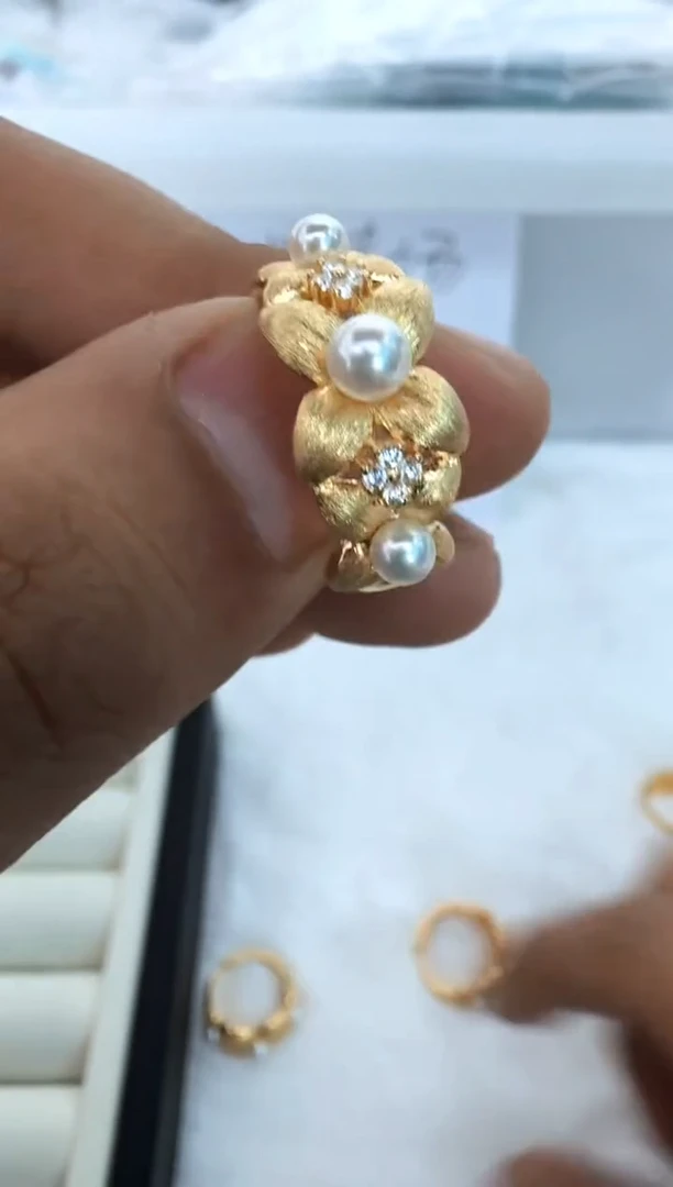 【闪购商品】海水珍珠戒指银S925镶嵌戒指