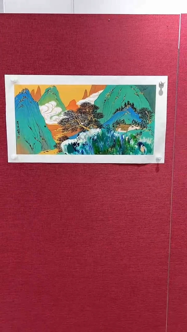 国画赵燮绘画2pc抽象山水