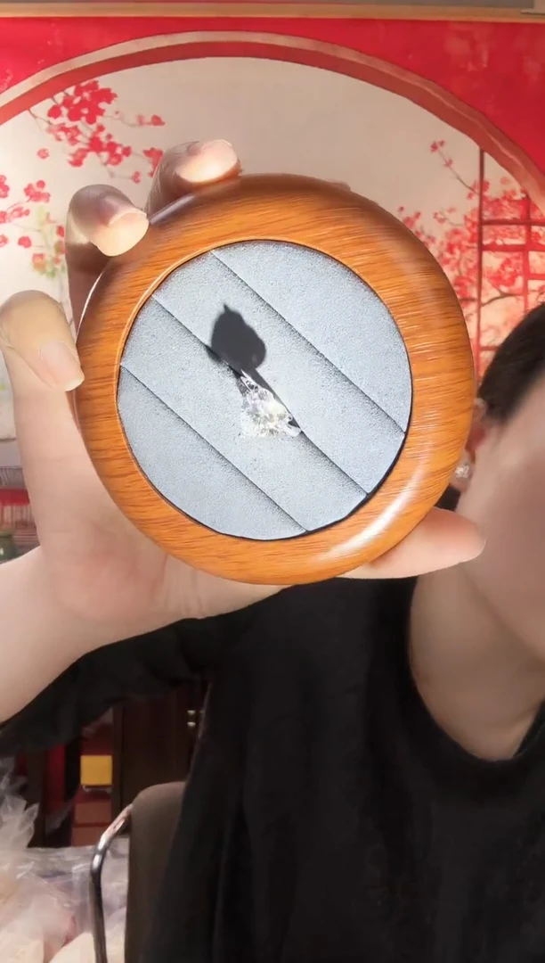 老***我主播定制链接 爱心戒指5ct 定制圈口