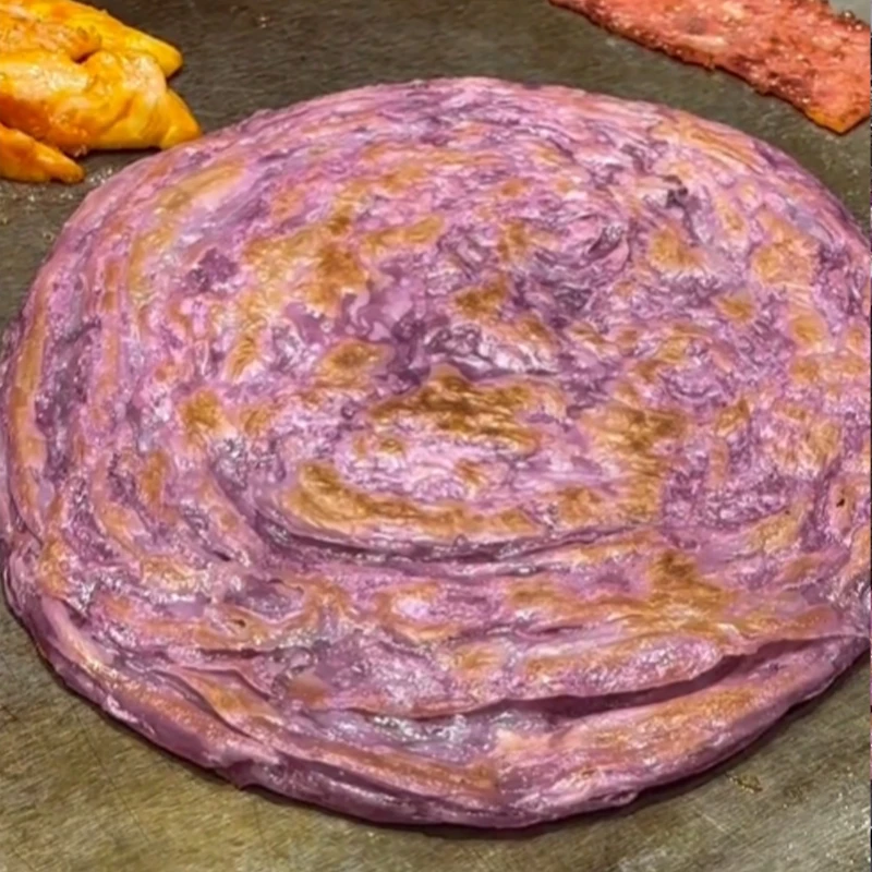 【省时省事】营养手抓饼原味美食半成品整箱紫薯蔬菜早餐煎面饼