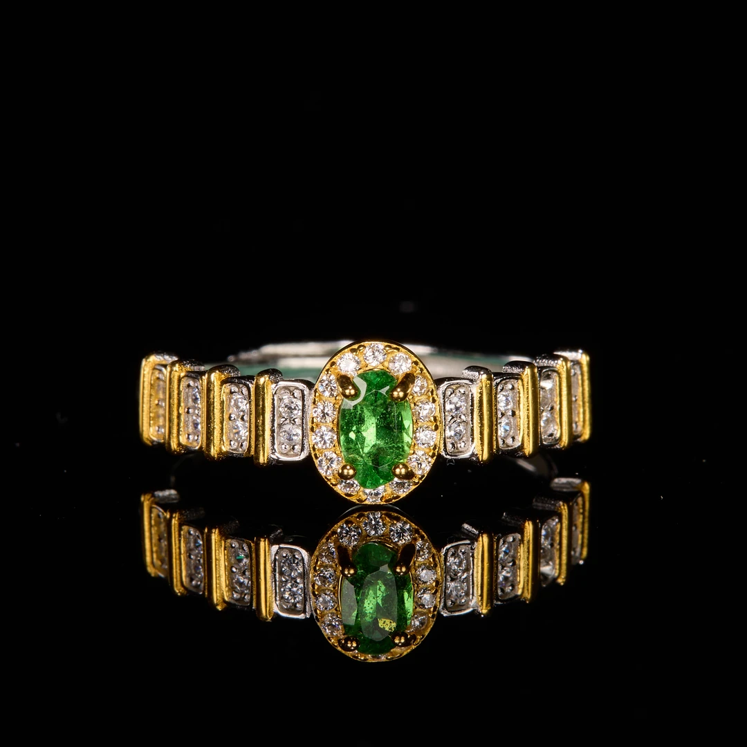 珠宝925银沙弗莱戒指多样性发货