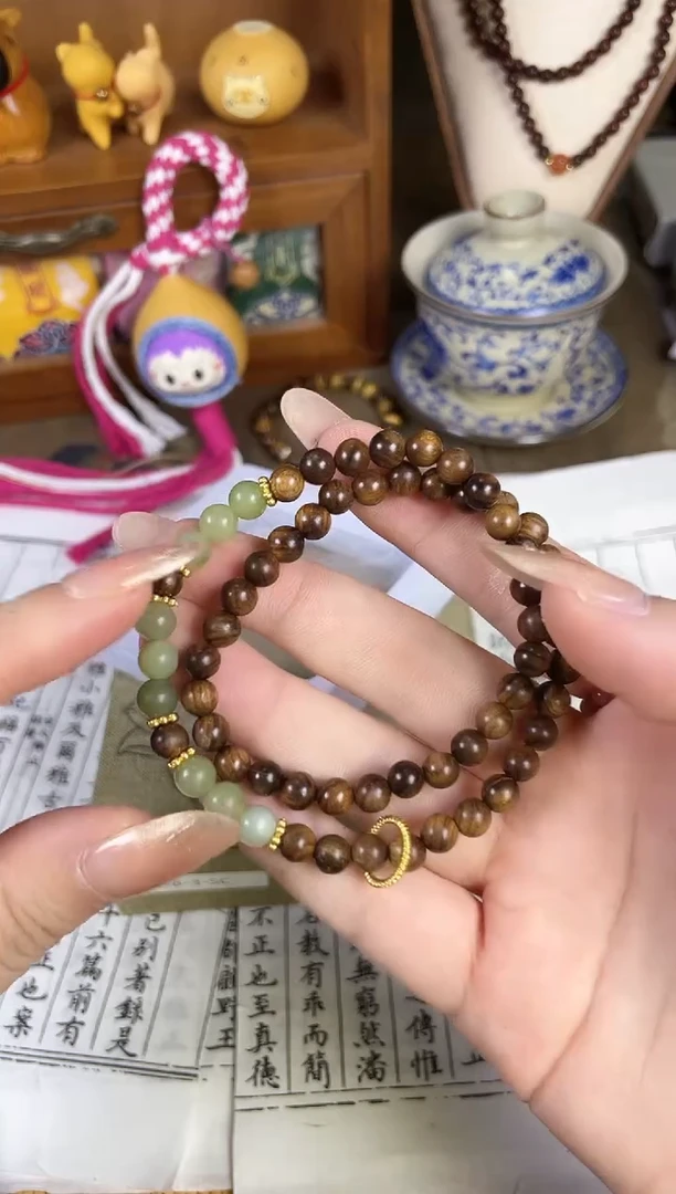 非洲檀香手串/手链菩提木质玉石手串/多发性其一/不带盒子