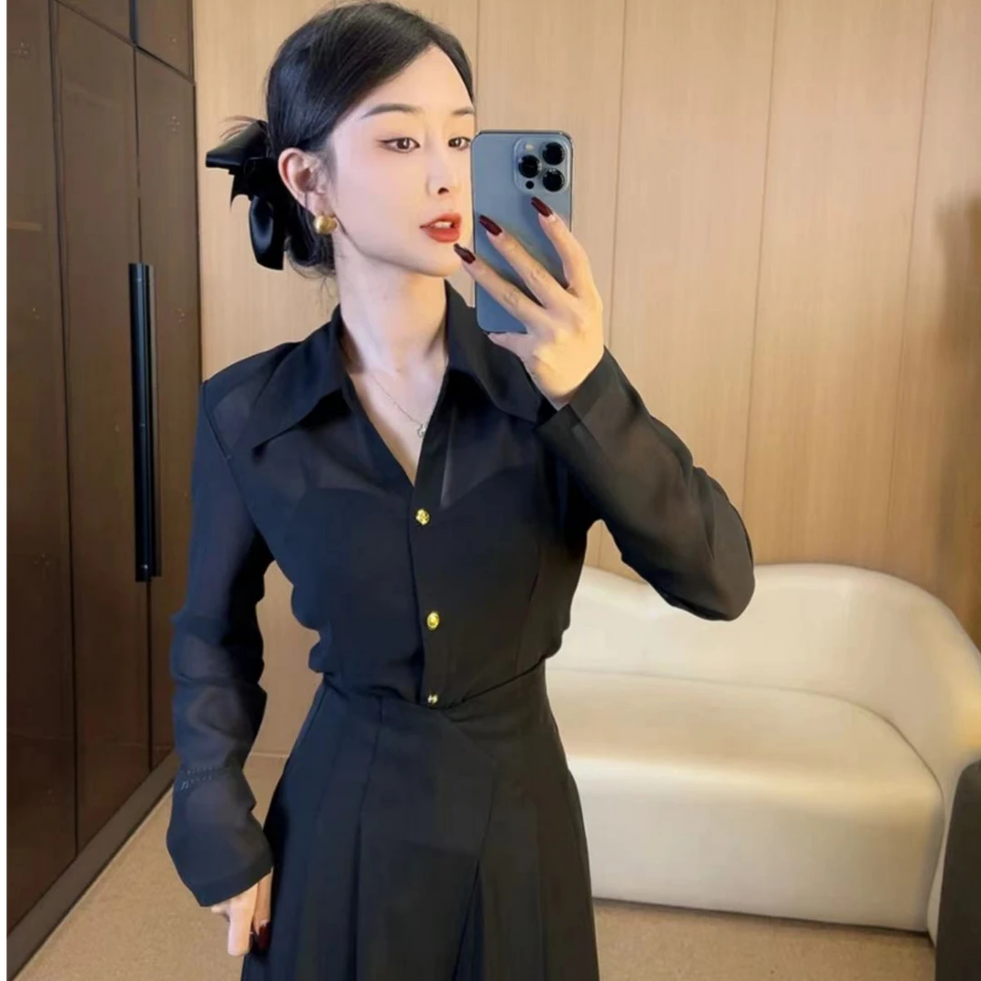 （送吊带）T法式小众收腰网红洋气显瘦气质百搭时尚性感上衣