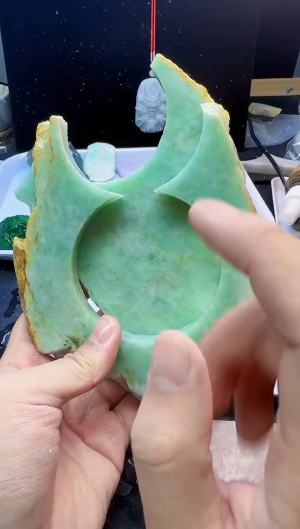 颈饰未镶嵌翡翠顺**水060天然A货翡翠
