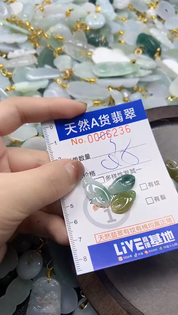 颈饰未镶嵌翡翠D****I天然A货翡翠