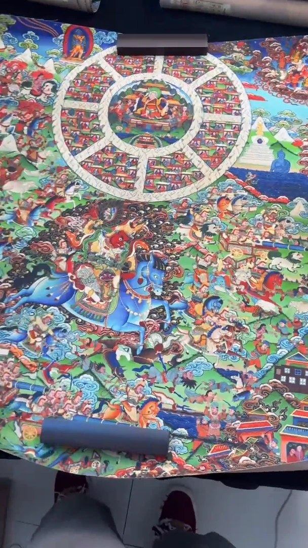 装裱画唐卡藏艺阁TK16066