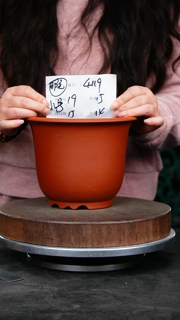 紫砂花盆4119瑕疵紫砂花盆