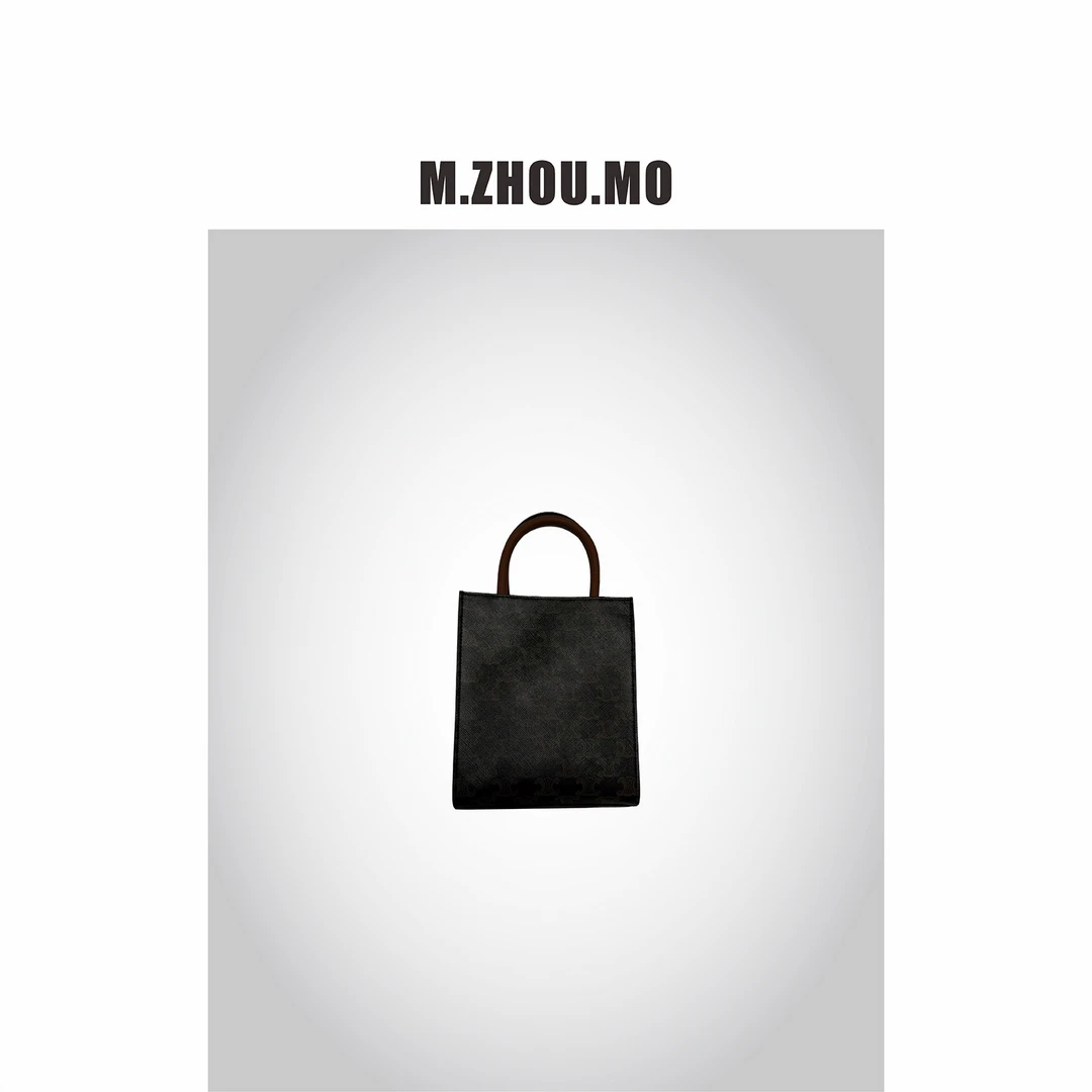 M.ZHOU.MO  凯凯小众琴谱竖款托特包包轻奢风手提单肩斜跨