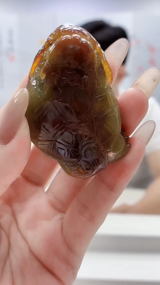 未镶嵌定制翡翠4917lr-毛货挂件97