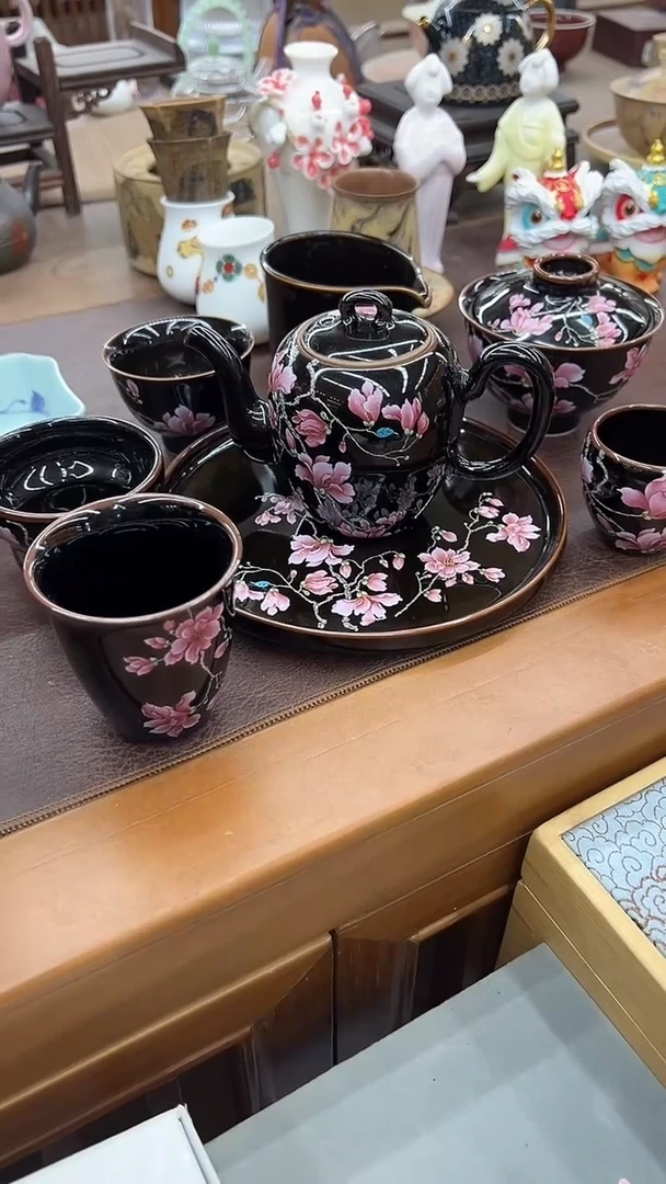 【闪购商品】乌金釉大全套（八件）