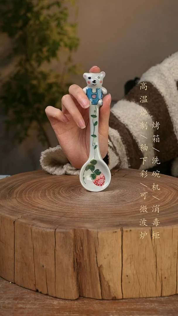 碗瓷景德镇手工手绘高温瓷釉下彩