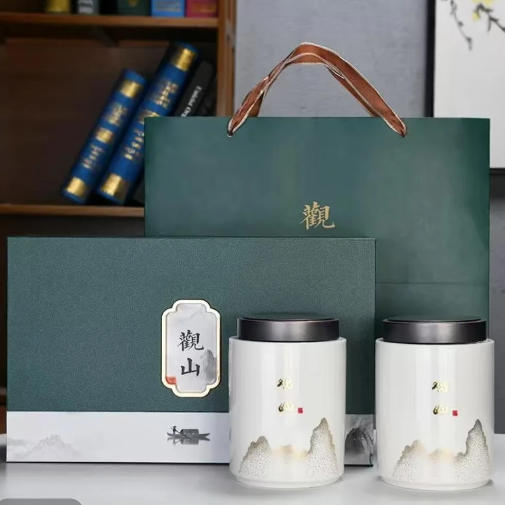 观山双陶茉莉花茶礼盒装新茶礼盒装送礼送长辈高档伴手礼