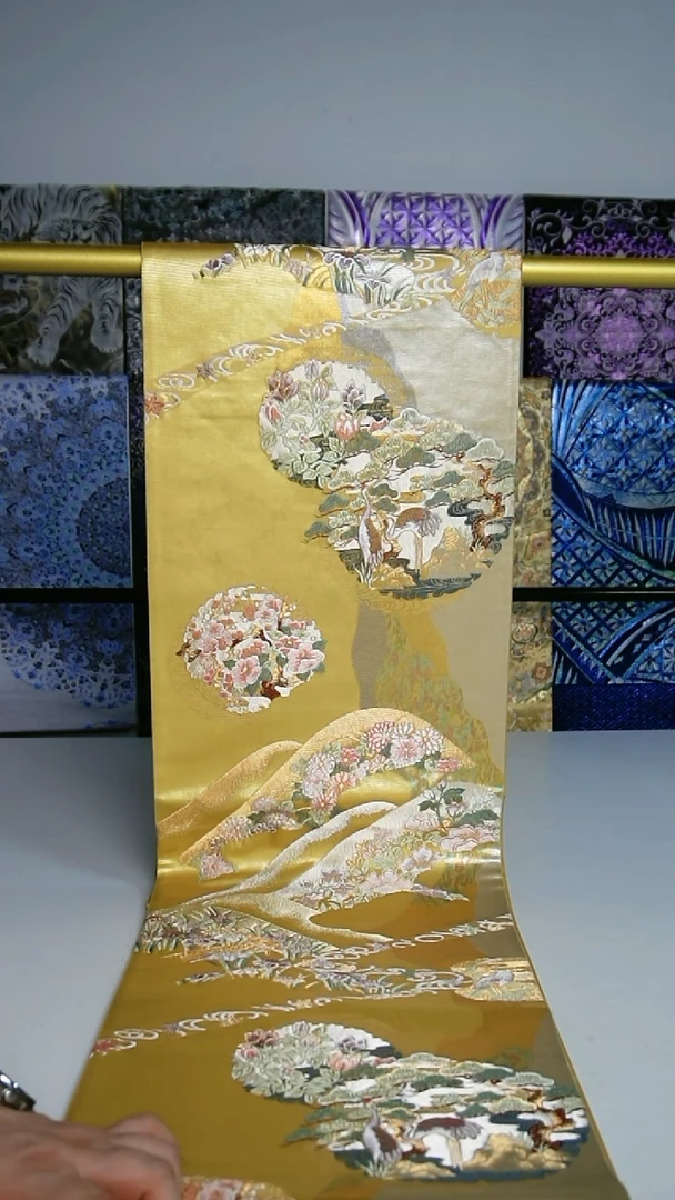 织绣西阵织批发花卉