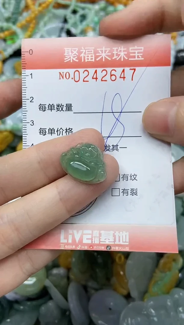 未镶嵌挂件翡翠闪购0242647