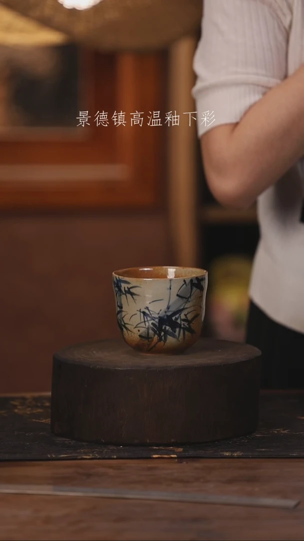 陶瓷景德镇高温釉下手绘陶瓷188