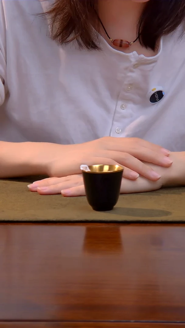大千手作 铁艺 包金 主人杯