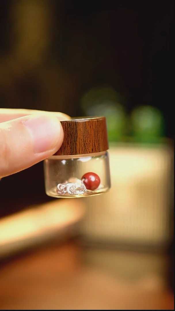 刺绣私人定制苗族手工朱砂项链10mm