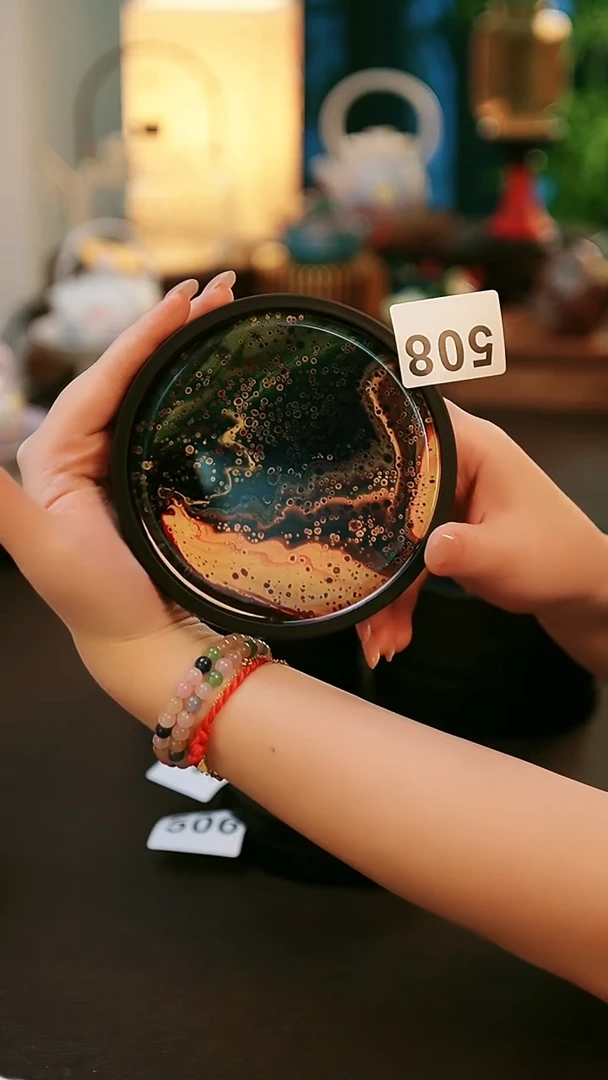 陶瓷茶具大漆壶承508