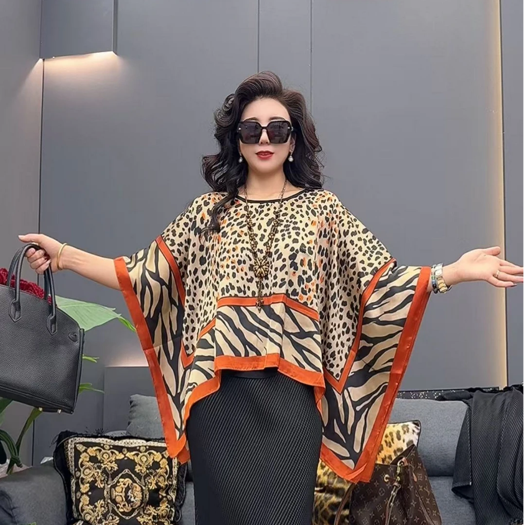 【美添】春夏新款防晒纱巾女士套头披肩外搭罩衫薄款斗篷