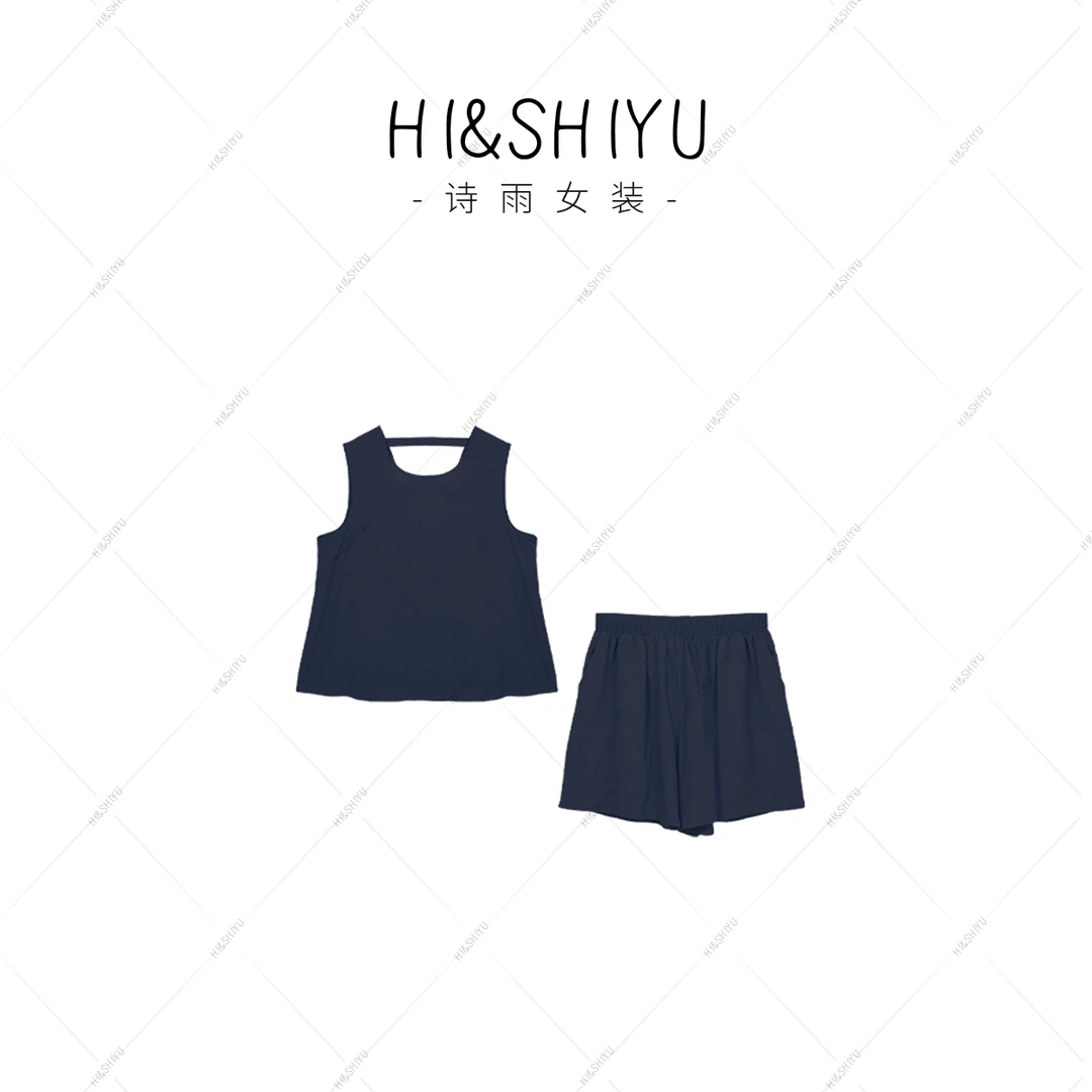 HISHIYU【沙滩岛屿】夏季新款欧若风套装6919