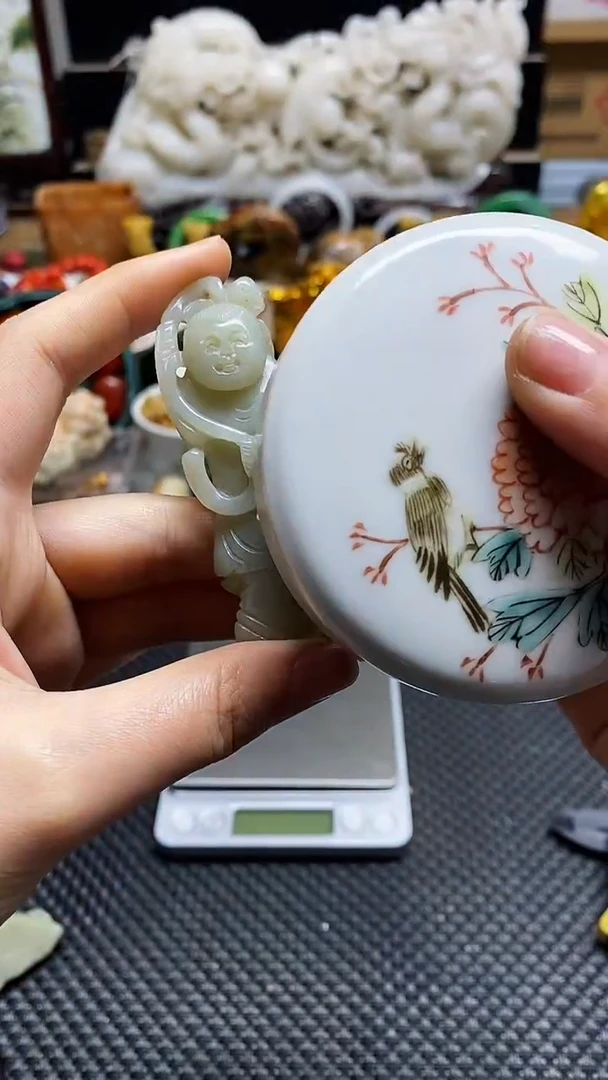 【闪购商品】瓷片瓷片瓷器 摆件1个