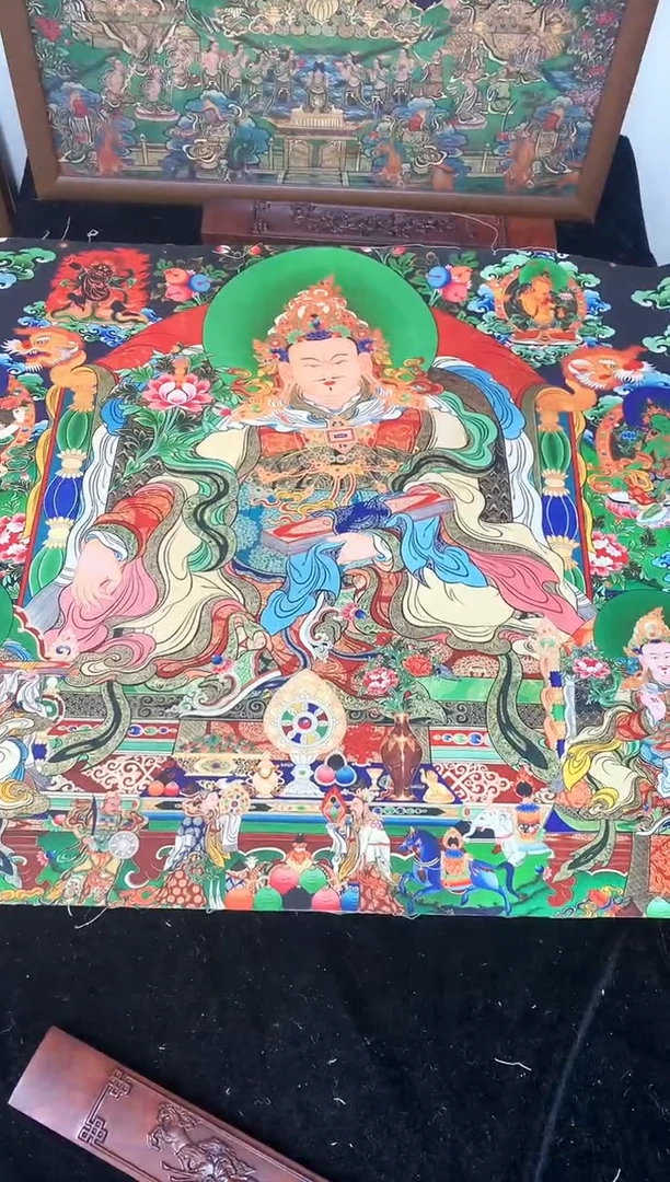 卷轴画024增长天王