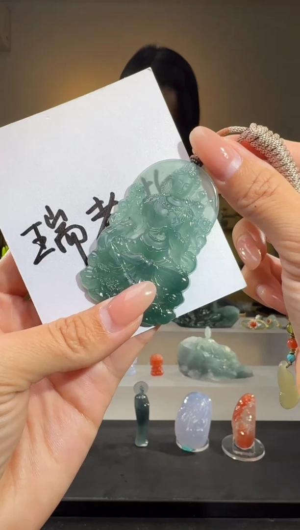 吊坠(不含链)未镶嵌翡翠度母