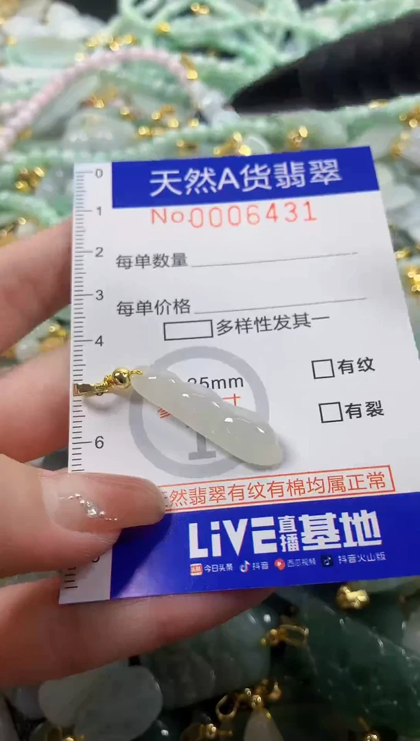 颈饰未镶嵌翡翠天然A货翡翠