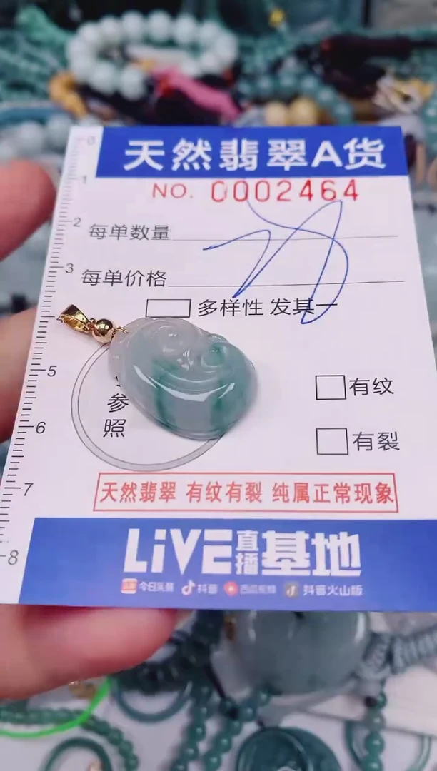 颈饰未镶嵌翡翠00002464