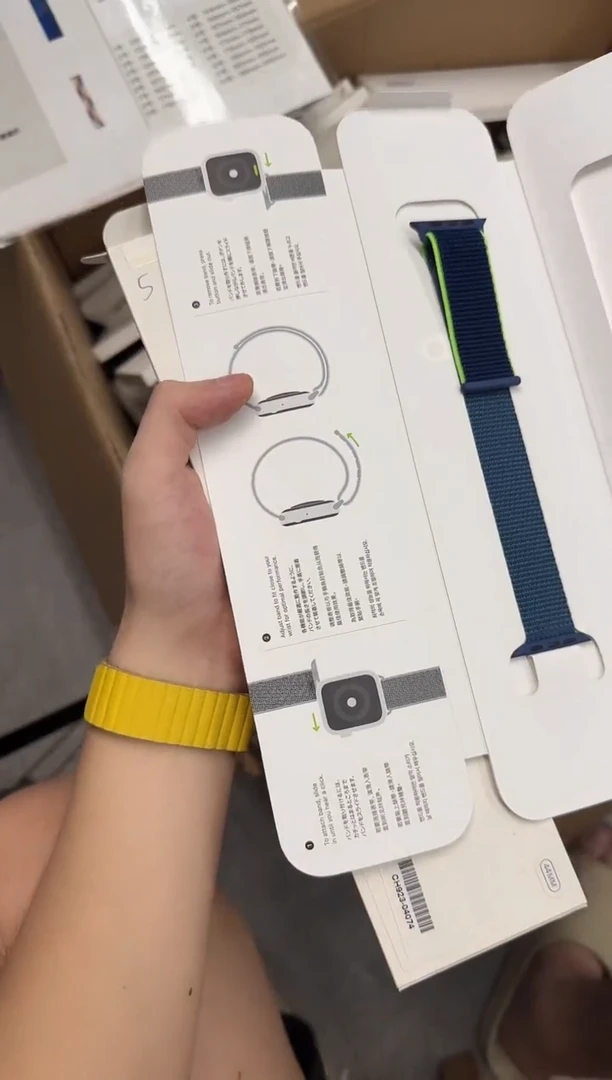 准新品5号 尼龙回环 青柠 蓝大表盘