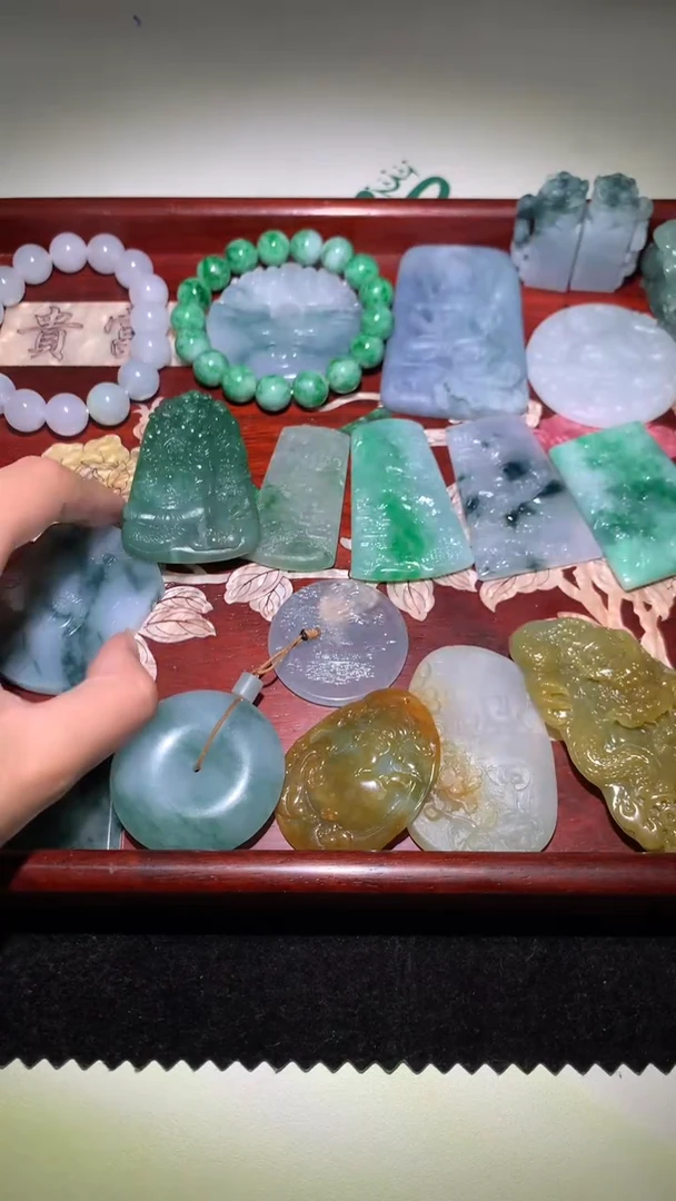 未镶嵌定制翡翠潇***~-毛货不退不换-