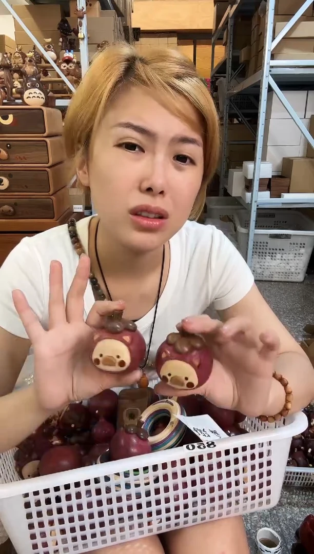 木山竹猪摆件瑕疵瑕疵