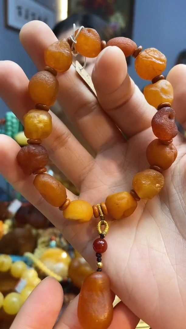手串琥珀未镶嵌手串