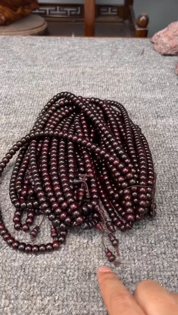 檀香紫檀（小叶紫檀）6*8*108苹果珠小叶紫檀  60