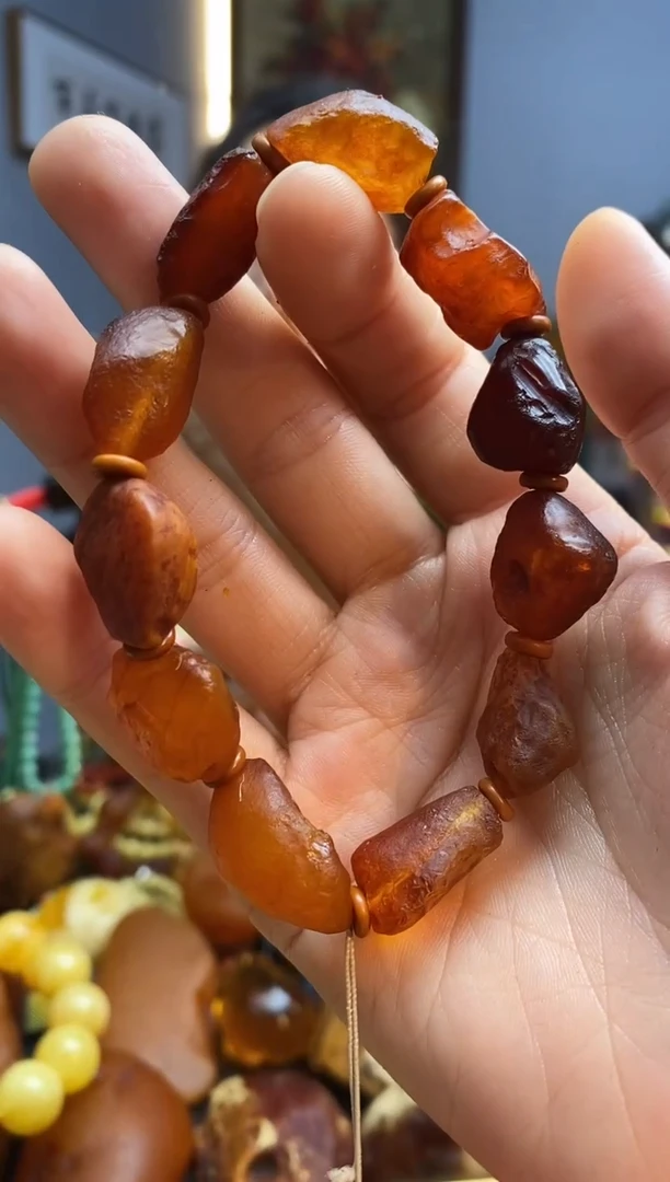 手串琥珀未镶嵌手串