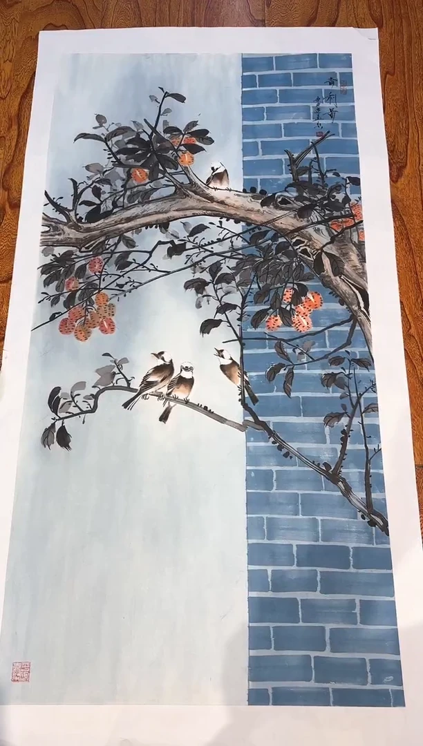 【闪购商品】国画周建真老师绘画作品9-24