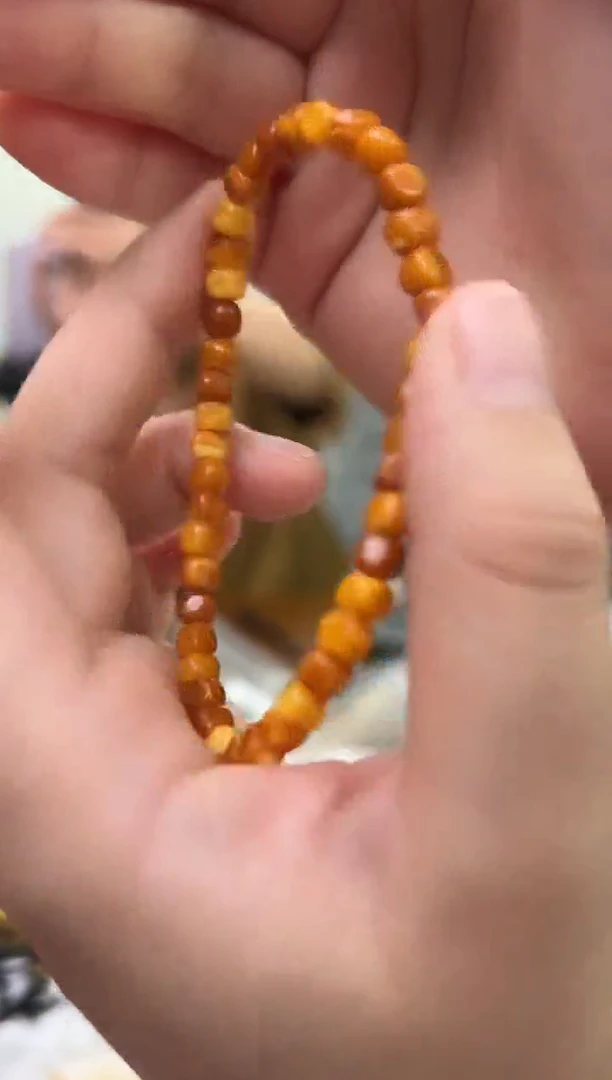 未镶嵌蜜蜡裸石蜜蜡手串