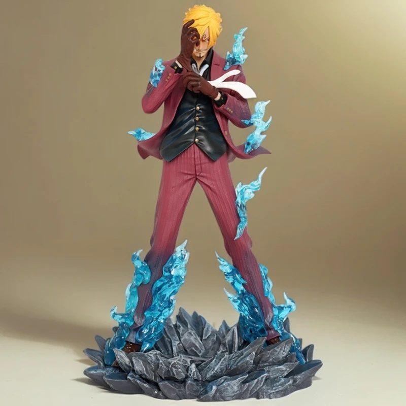 海贼王 GK天绘山治 站姿山治鬼岛火焰山治动漫摆件模型雕像手办