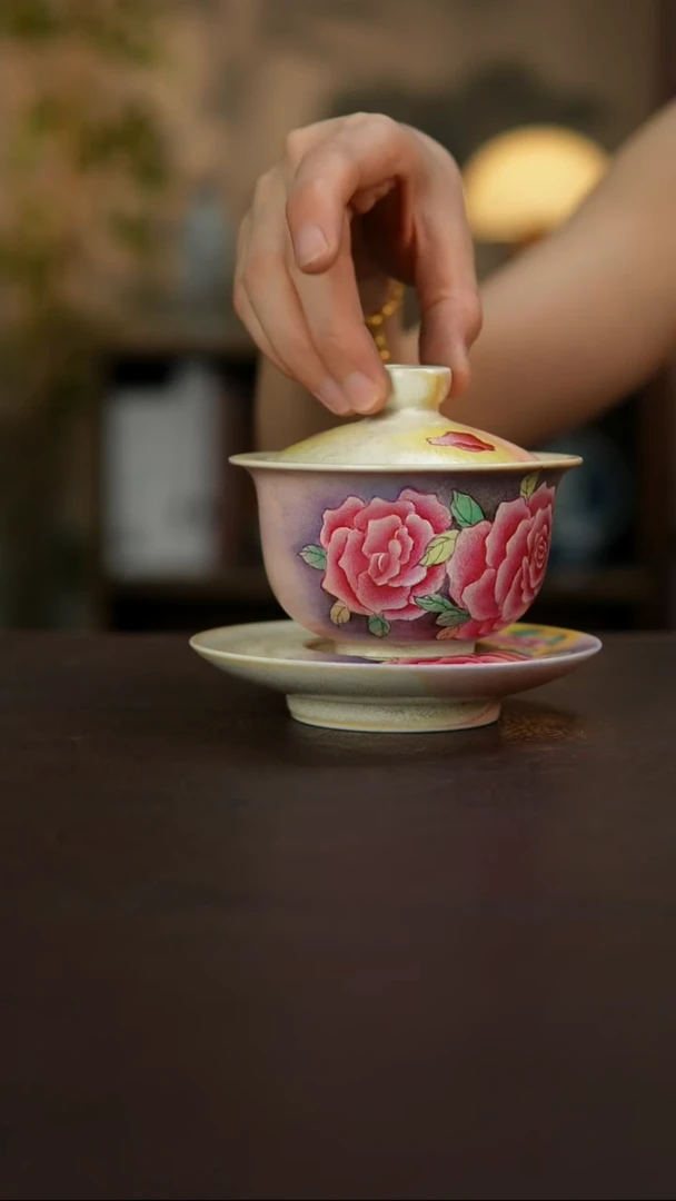 杯景德镇陶瓷杯碗柴烧多人