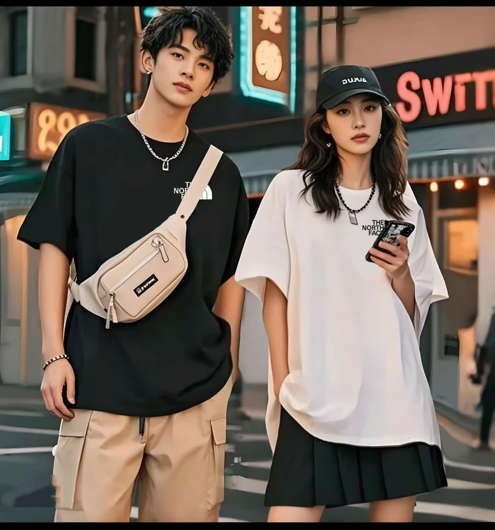 【清仓撤柜】北THE  FACE时尚胸标袖标 青春简约百搭{发正标}