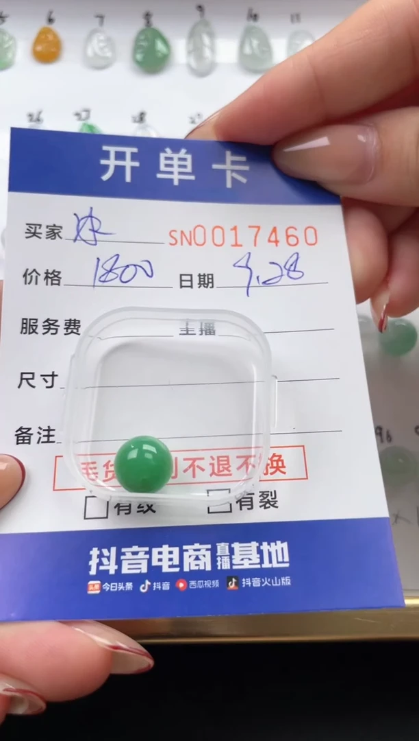 颈饰未镶嵌翡翠冰**王00017460