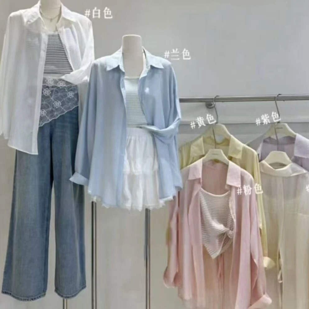 【可束儿】夏季轻薄透气衬衫XKZ620077