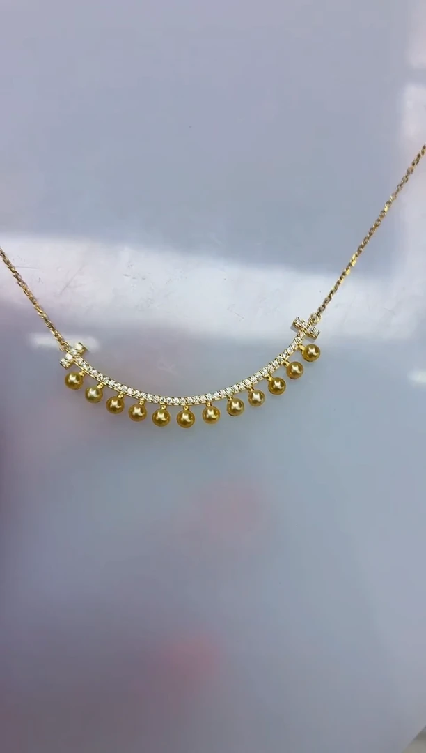 未镶嵌DA海水珍珠羽皇金 y1183