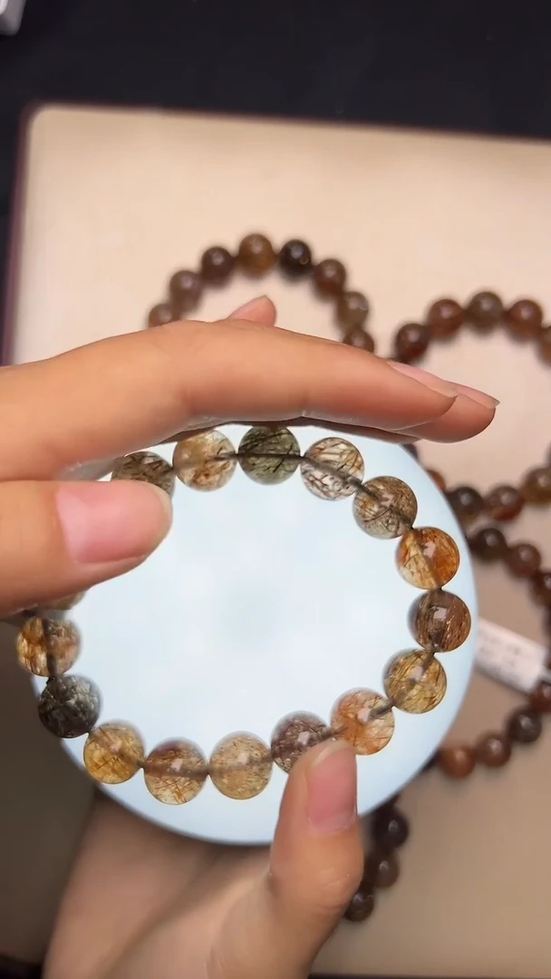 【闪购商品】水晶手链未镶嵌GD1555约12mm多样性发一件