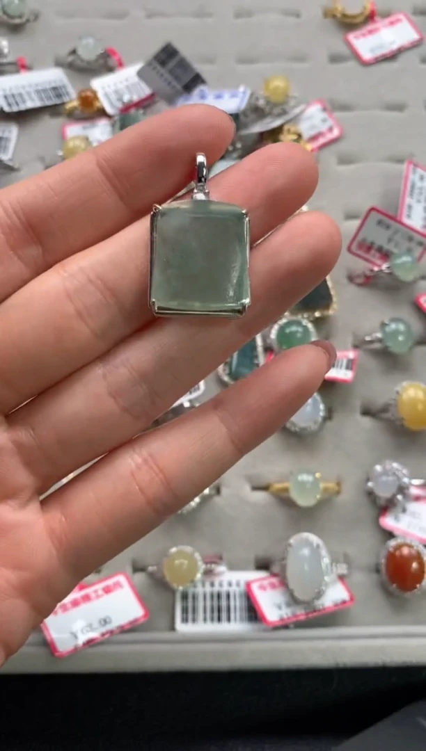 【闪购商品】翡翠戒指银S925镶嵌11111111    6