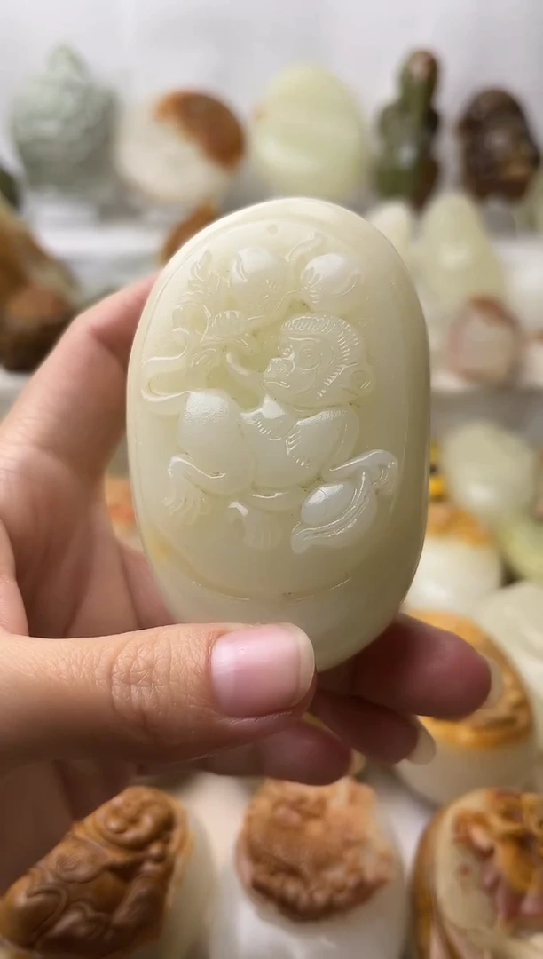 石材古青石棉纹正常不退换猴