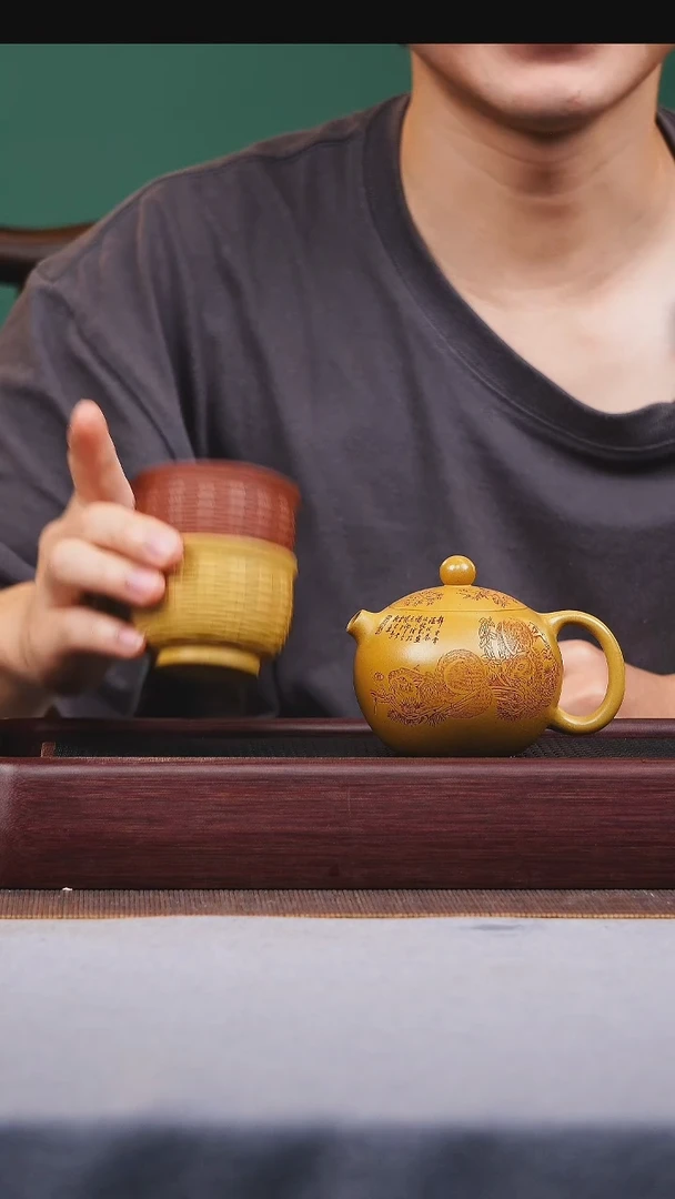 茶壶紫砂宜兴原矿紫砂作品