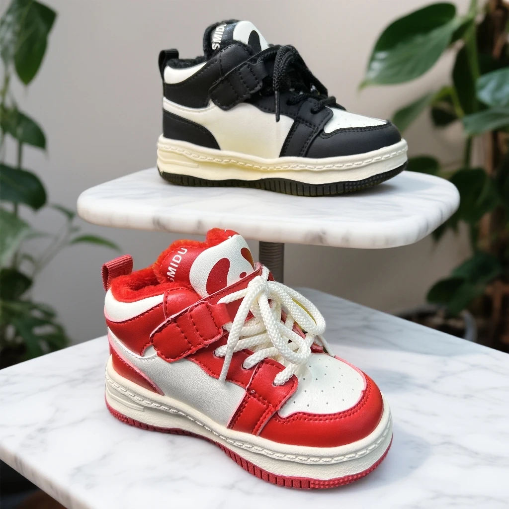 【新疆包邮】62610二棉运动鞋男女童时尚加绒乌市发货冬季