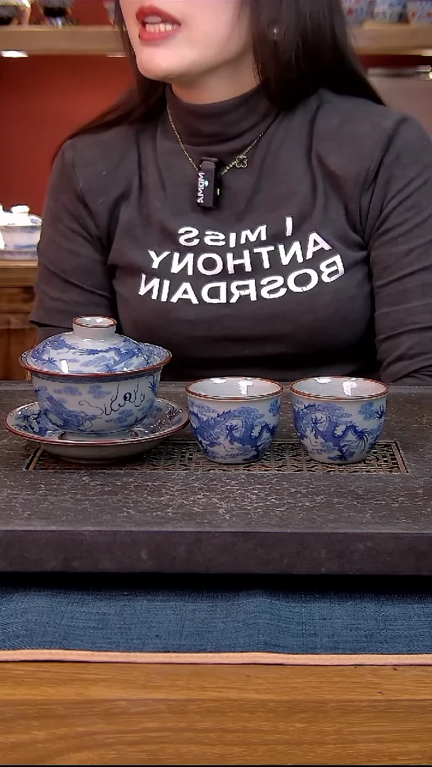 简装家用款3件套 老陶泥开片纹陶瓷茶具